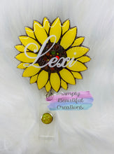 Load image into Gallery viewer, Custom Sunflower Badge Reel

