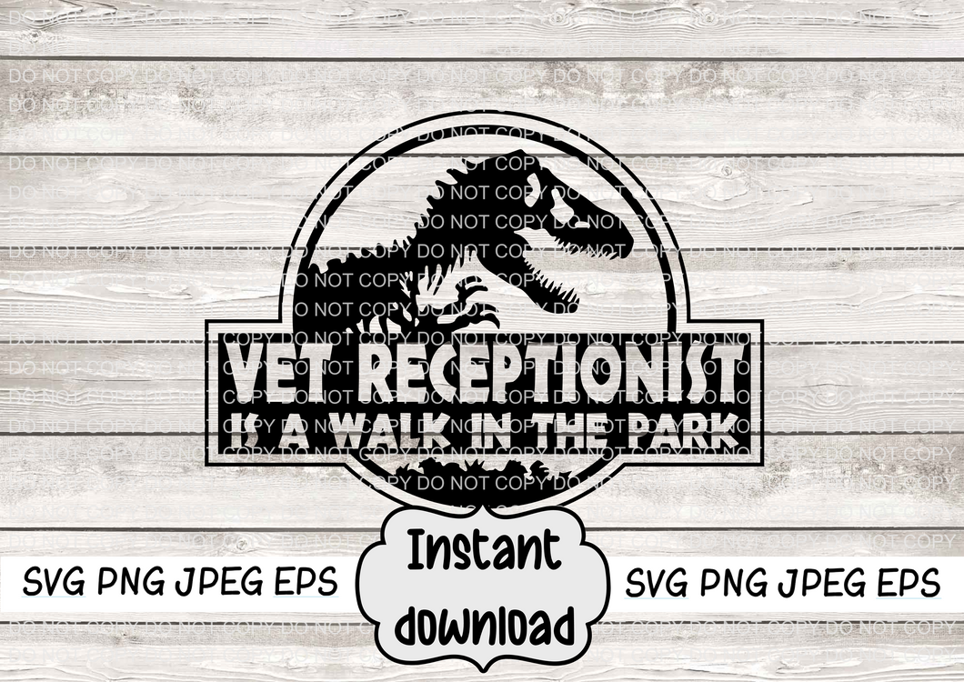 Vet Receptionist Is A Walk In The Park