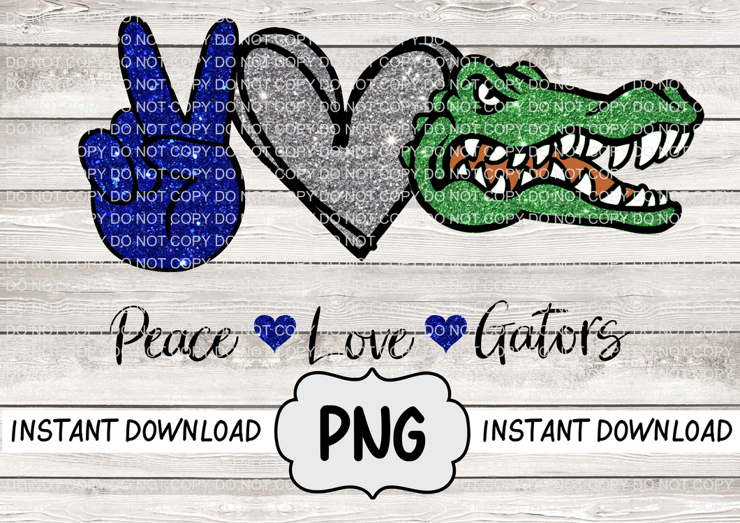 Peace Love Gators