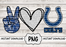 Load image into Gallery viewer, Peace Love Colts
