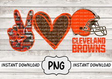 Load image into Gallery viewer, Peace Love Browns

