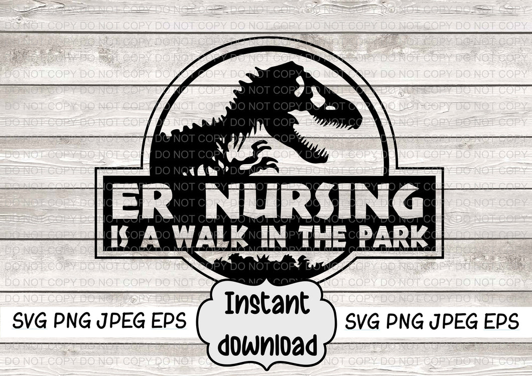 ER Nursing Is A Walk In The Park